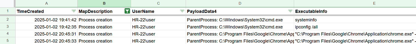 evtexcmd-csv